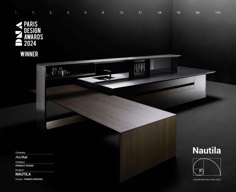 NAUTILA kitchen vince il DNA PARIS DESIGN AWARD 2024